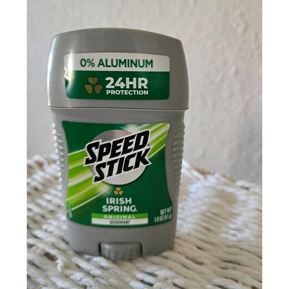 Speed Stick Irish Spring Mens Deodorant Stick 1.8 oz Aluminum-Free 24HR Original